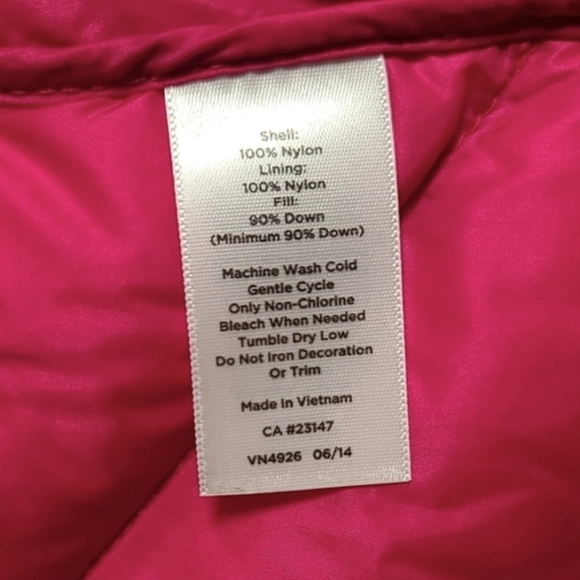 Talbots Bright Pink Puffer Jacket Size S, New - Picture 13 of 14